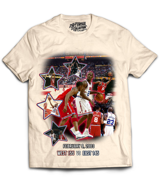 2003 All Star Tribute Vintage Shirt: Front/Back (White)