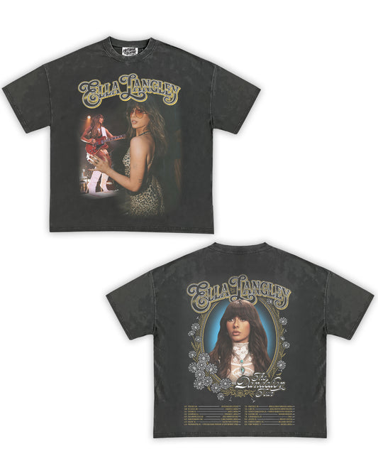 Ella Langley Tribute Vintage Shirt: Front/Back (Shadow)