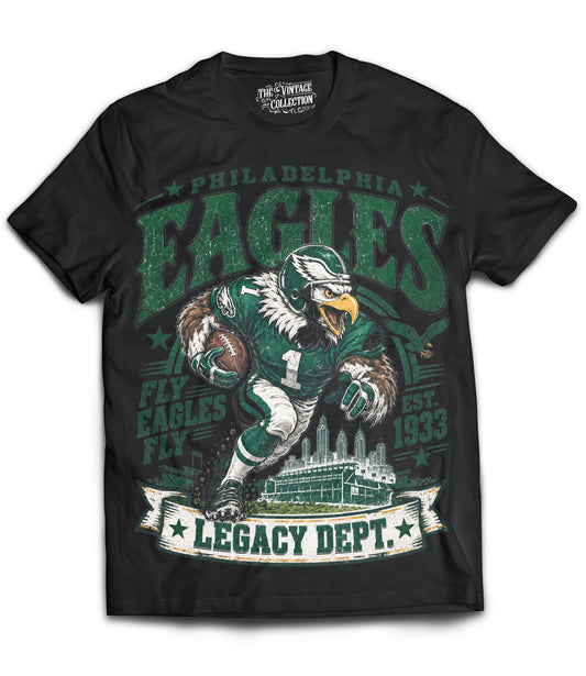Eagles “Legacy Dept.” Shirt: Adult & Youth (Black)