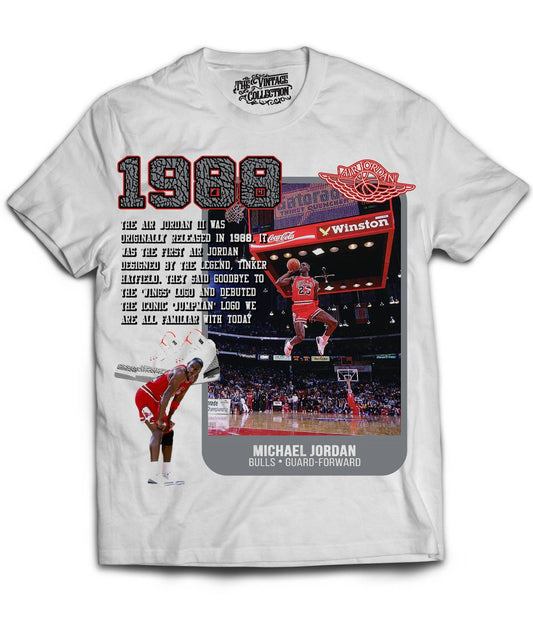1988 GOAT Card Tribute T-Shirt (OFF WHITE)