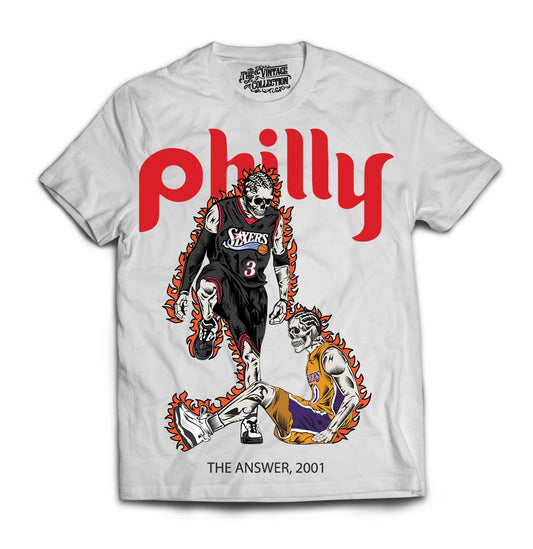 Philly Step Over T-Shirt *Skull Edition* (WHITE)