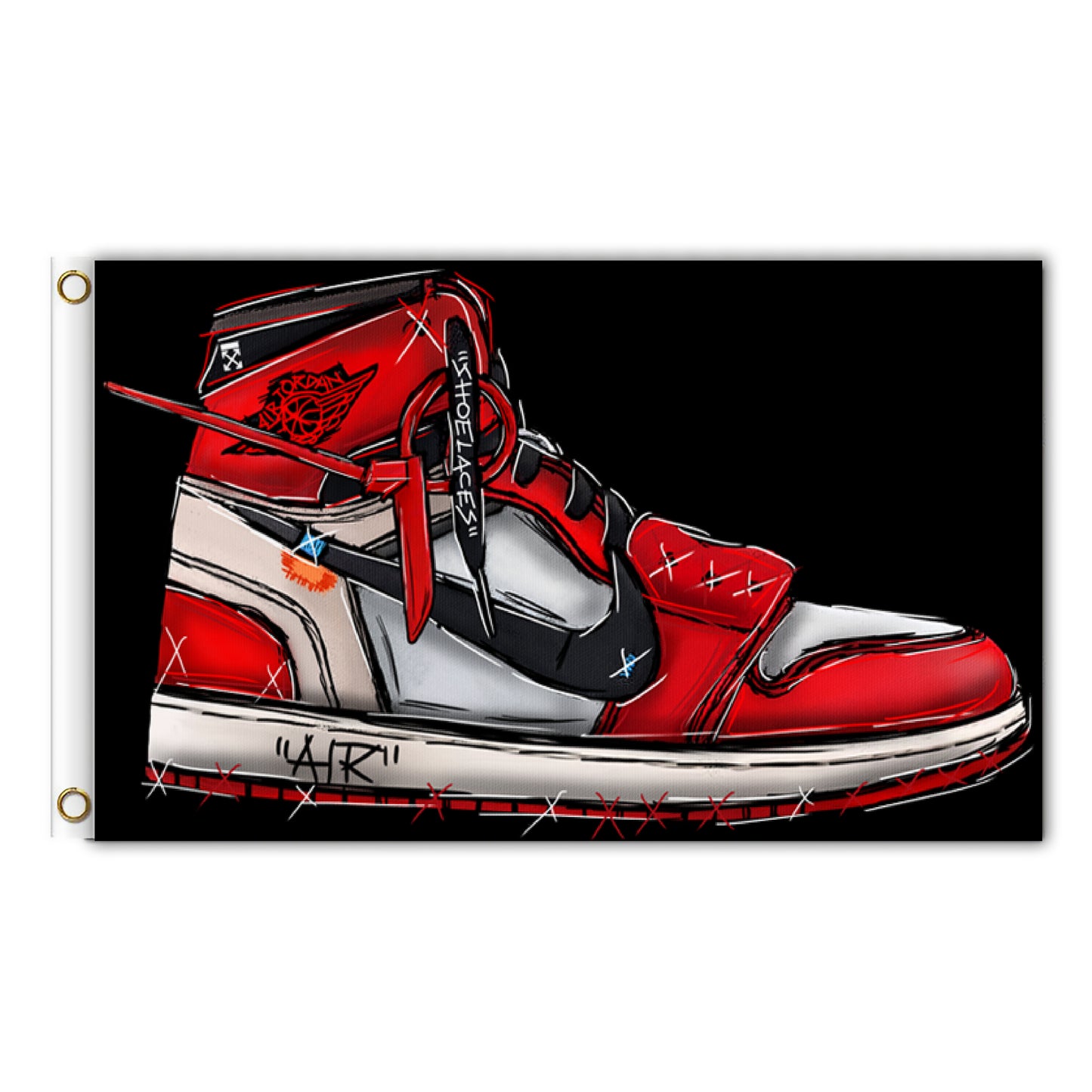 Air Jordan 1's Flag/Banner