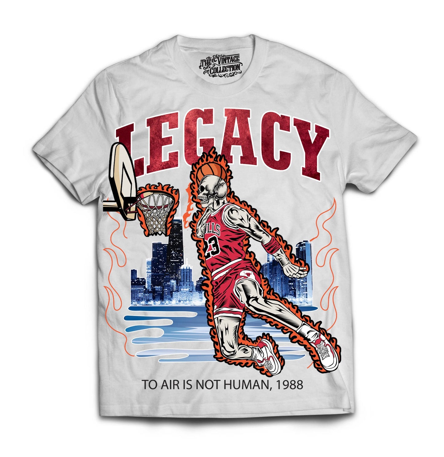 Legacy Dunk T-Shirt *Skull Edition* (WHITE)