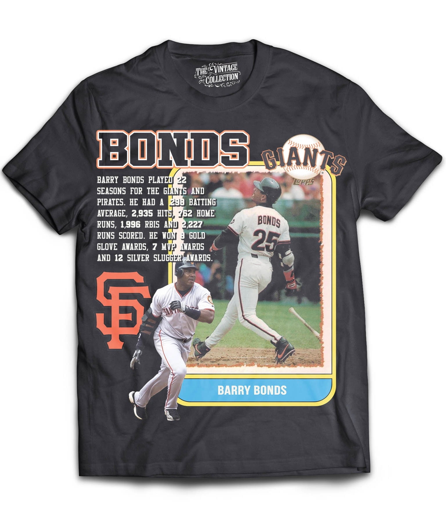 Bonds Rookie Card T-Shirt – The Vintage Collection