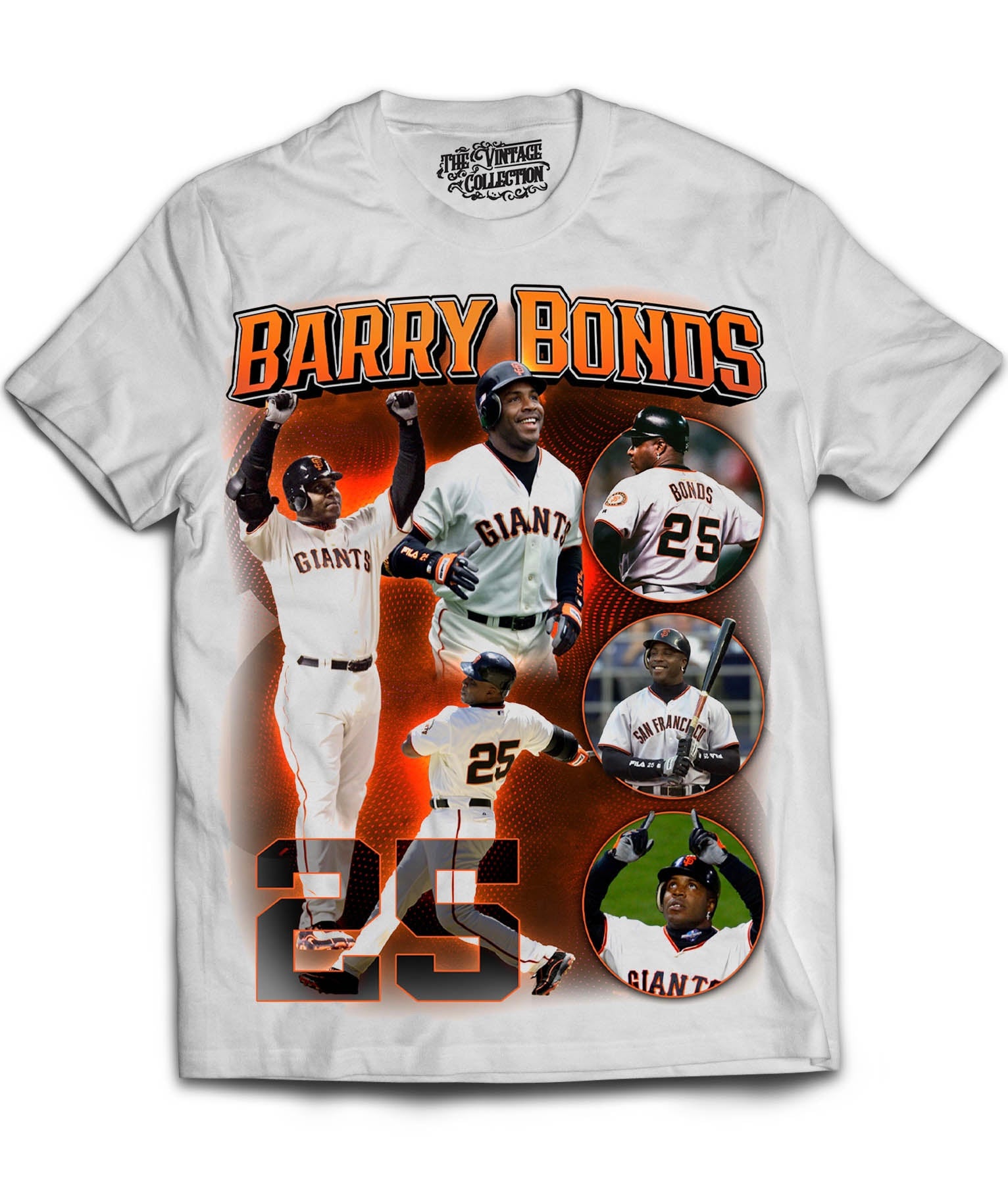 Barry Bonds Tribute T-Shirt (WHITE) – The Vintage Collection