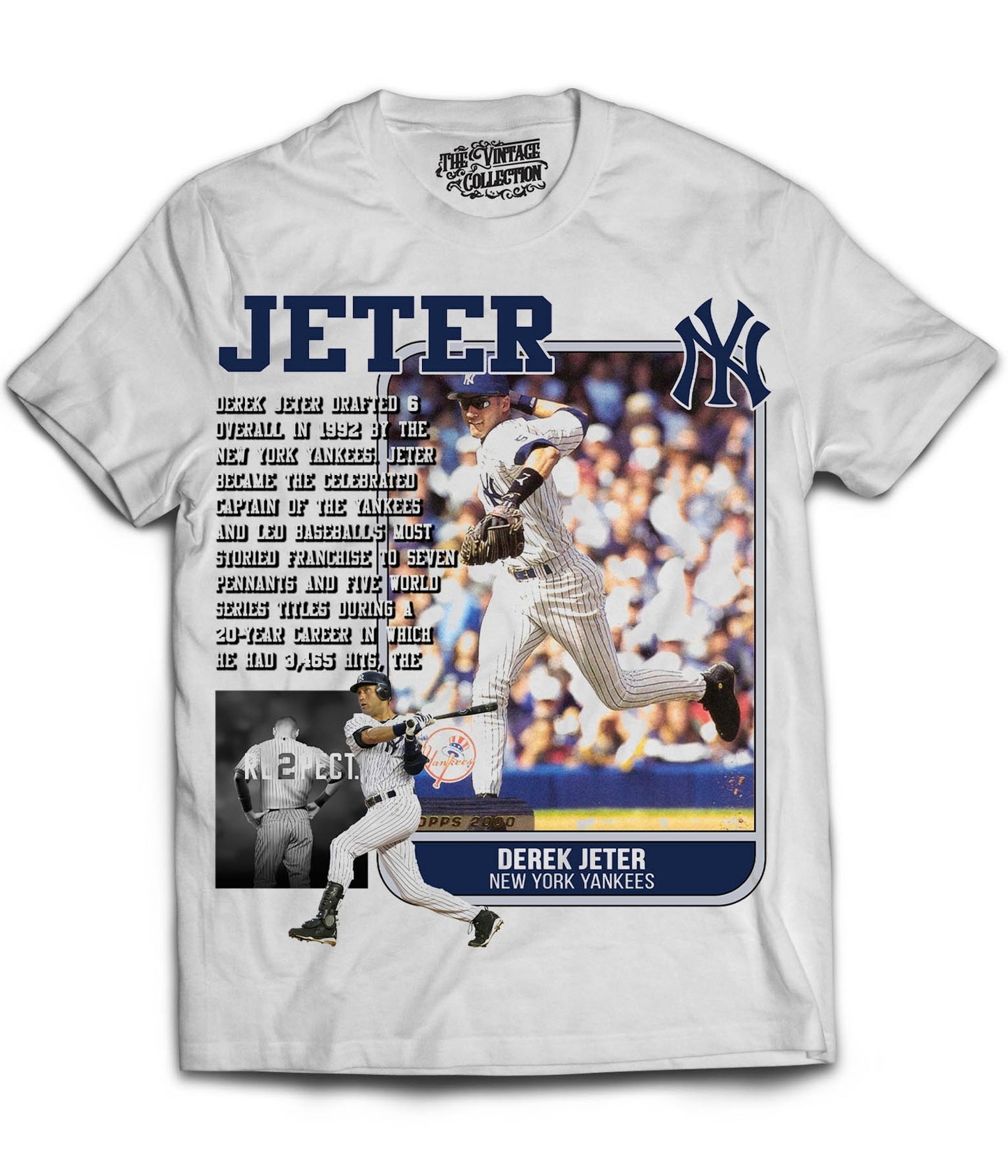 Jeter Card Tribute T-Shirt (WHITE)