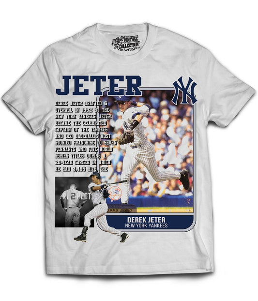 Jeter Card Tribute T-Shirt (WHITE)