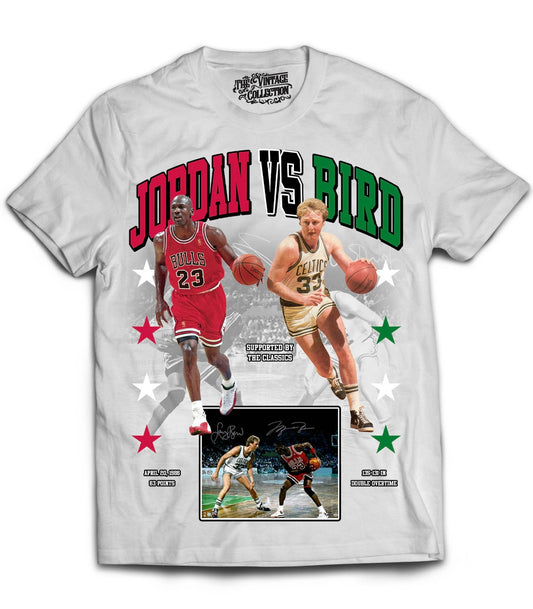 Jordan vs Bird Tribute T-Shirt (WHITE)