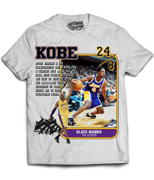 Black Mamba Rookie Card Tribute T-Shirt (WHITE)
