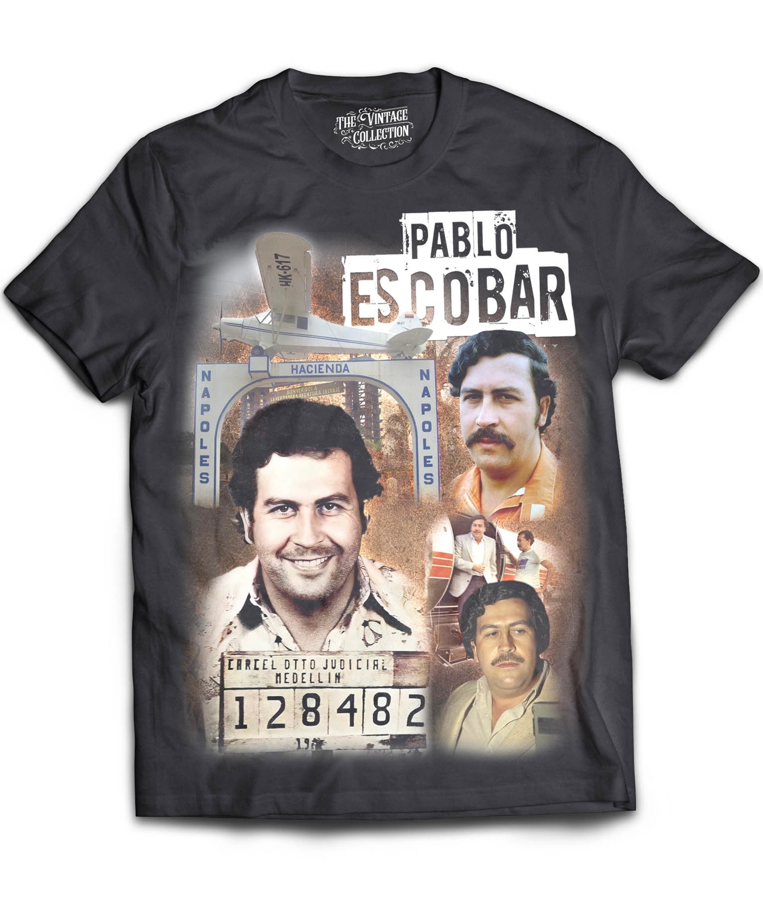 Pablo Escobar Tribute T-Shirt - The Vintage Collection