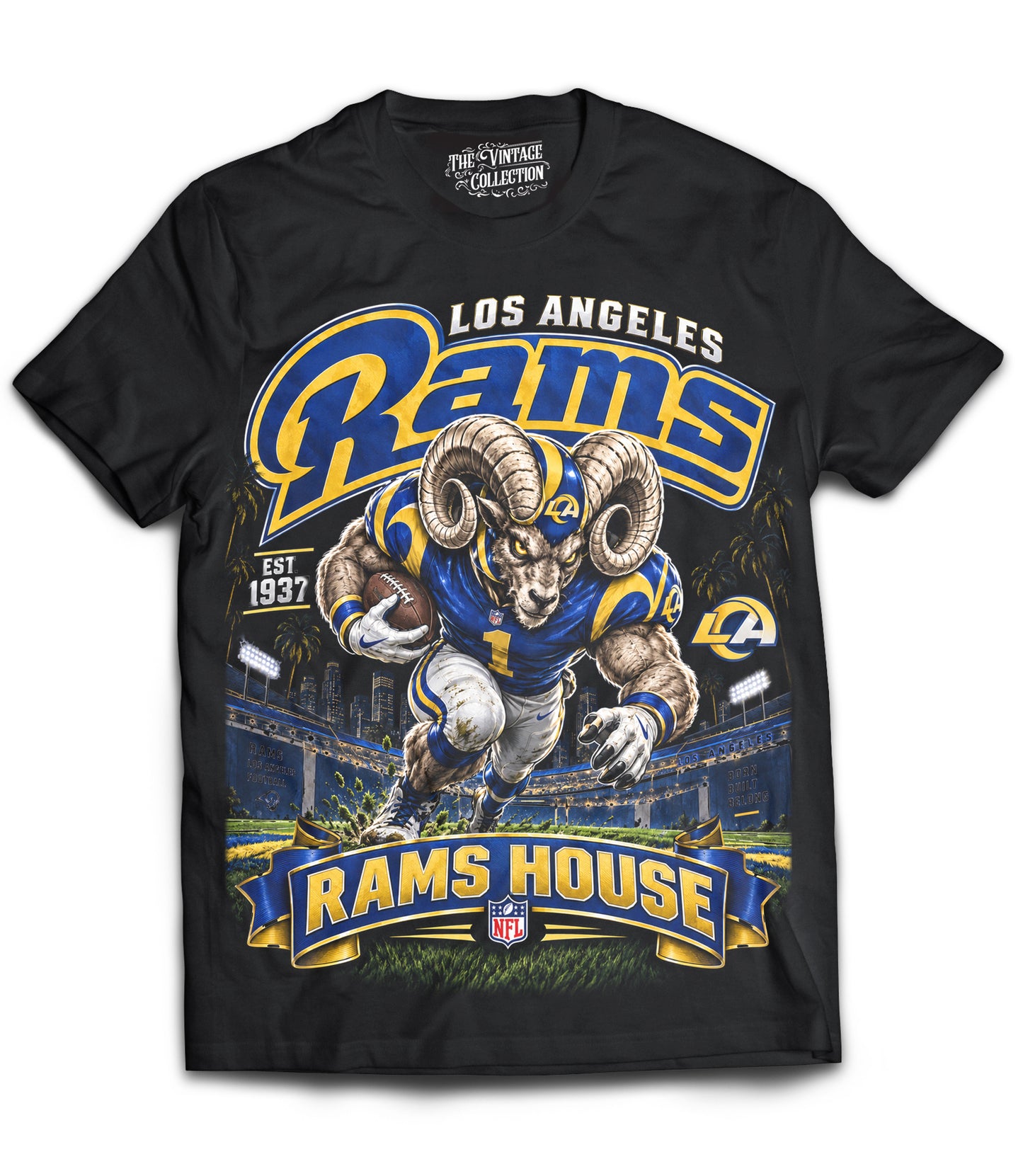 Rams House Shirt: Adult & Youth (Black)