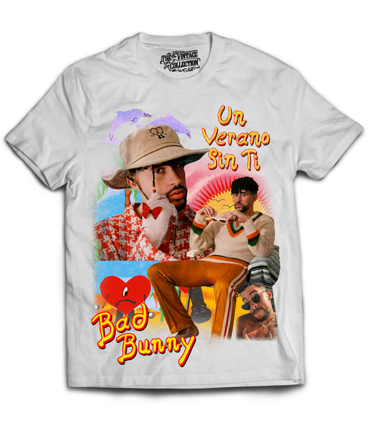 Bad Bunny Tribute T-Shirt #3 (WHITE)