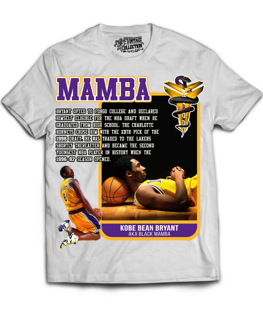Mamba Card Tribute T-Shirt (WHITE)